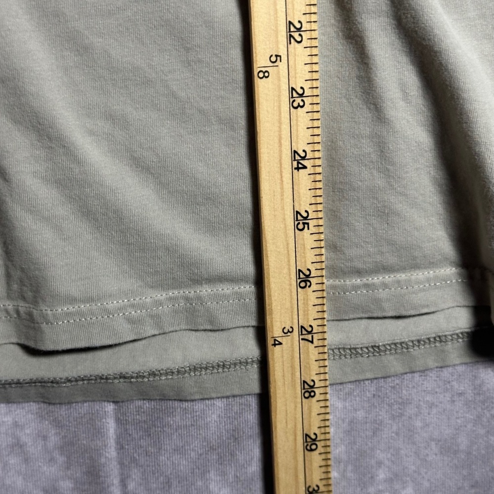 Dutch Bros Coffee Mens Large Sage Green Long Sleeve Pocket Graphic T-Shirt 1992 - Picture 9 of 9
